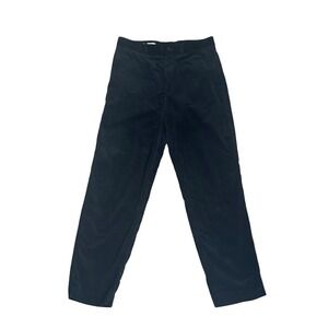 COS Pants Womens Corduroy Trousers High Rise Waist Preppy Black 36 R usa M